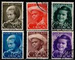 Curaçao nr. 200-205 Kinderzegels 1948 gestempeld, Ophalen of Verzenden, Gestempeld