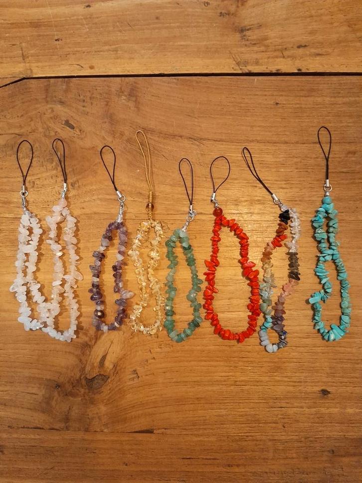 Telefoonkoord met Edelstenen, Sieraden, Tassen en Uiterlijk, Kindersieraden, Nieuw, Overige typen, Overige kleuren, Ophalen of Verzenden