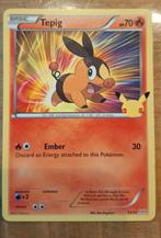 Tepig 13/25 25th mcdonalds celebration, Hobby en Vrije tijd, Verzamelkaartspellen | Pokémon, Ophalen of Verzenden, Zo goed als nieuw
