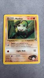 BROCK’S MANKEY, Hobby en Vrije tijd, Verzamelkaartspellen | Pokémon, Ophalen of Verzenden, Zo goed als nieuw, Losse kaart
