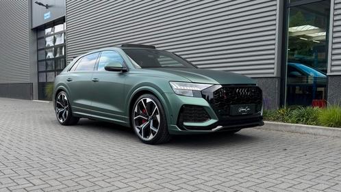 Audi RSQ8 612PK|HUB|FULL OPTION|LEER|WRAP|CERAMIC|RIJKLAAR, Auto's, Audi, Bedrijf, Q8, 360° camera, 4x4, ABS, Achteruitrijcamera