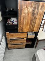 Kast, Huis en Inrichting, Kasten | Kledingkasten, Ophalen, Gebruikt, 100 tot 150 cm, Mangohout