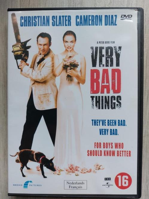 DVD Very Bad Things (1998) Christian Slater, Cameron Diaz, Cd's en Dvd's, Dvd's | Komedie, Zo goed als nieuw, Actiekomedie, Vanaf 16 jaar