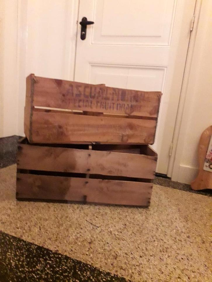 Vintage Fruitkist - Decoratief en Praktisch, Tuin en Terras, Haardhout, Minder dan 3 m³, Ophalen