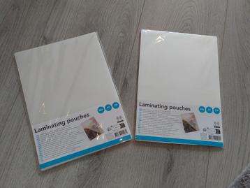 Lamineerhoezen 2 x 20 stuks A4 beschikbaar voor biedingen