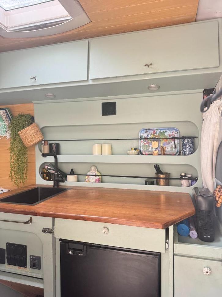 Zelfbouwcamper Ford Transit | Off-Grid | Instapklaar, Caravans en Kamperen, Campers, Particulier, tot en met 2, Buscamper of Camperbus