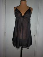 kort nachthemd / babydoll maat large, Verzenden, Zwart, Nachtkleding