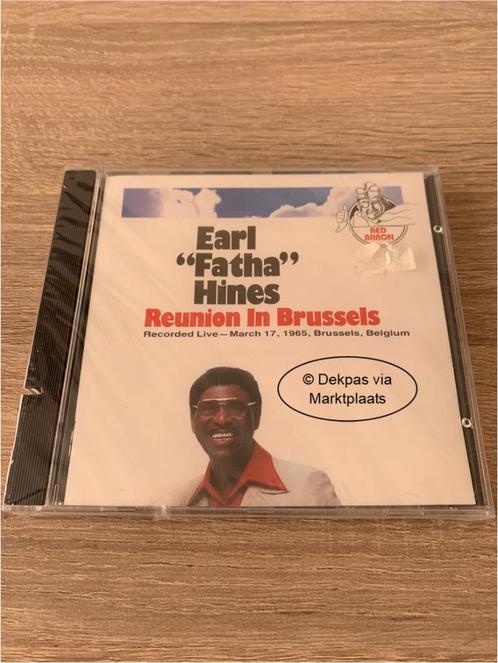 Cd Earl "Fatha" Hines - Reunion in Brussels - NIEUW in Seal, Cd's en Dvd's, Cd's | Jazz en Blues, Jazz, 1980 tot heden, Ophalen of Verzenden