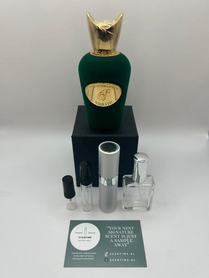 Sospiro Vibrato- sample/tester/decant, Sieraden, Tassen en Uiterlijk, Uiterlijk | Parfum, Nieuw, Verzenden