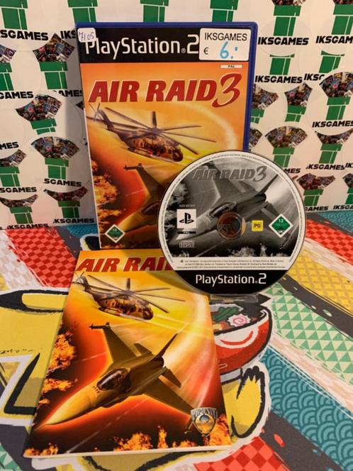 Air Raid 3 - PS2 - Iksgames, Spelcomputers en Games, Games | Sony PlayStation 2, Zo goed als nieuw, Racen en Vliegen, 1 speler