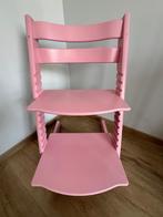 Tripp Trapp  Kinderstoel Roze kleur, Ophalen, Gebruikt, Meegroeistoel