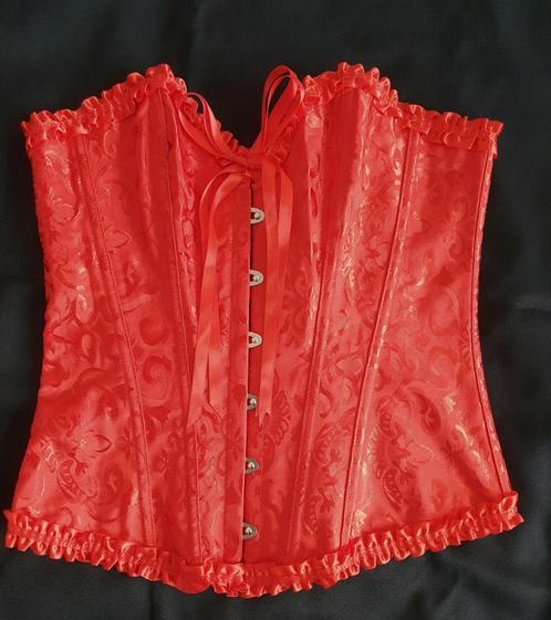 NIEUW! Bustier/Corset. Verstelbaar. Kleur: Rood. Maat: S/M, Kleding | Dames, Ondergoed en Lingerie, Body of Korset, Rood, Ophalen of Verzenden