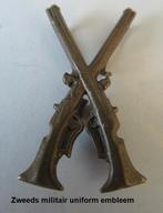 oude Zweedse militaire kraaginsigne is jaren 40, Ophalen of Verzenden, Gebruikt, Overige onderwerpen