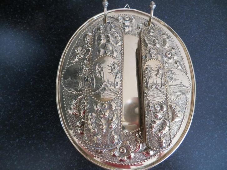 Koperen borstelhanger Klaas Dijkstra Sneek, Antiek en Kunst, Antiek | Koper en Brons, Koper, Ophalen of Verzenden
