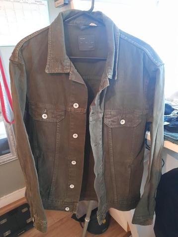 Green Zara Summer Jeans Jacket beschikbaar voor biedingen