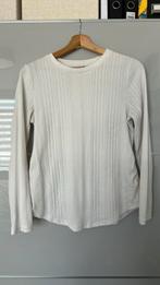 Zwangerschapsshirt wit ribpatroon - SHEIN maat L (40/42), Wit, Maat 42/44 (L), Gedragen, Shein