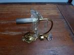 Barok wandlampje met glas en kristal, Antiek en Kunst, Ophalen of Verzenden