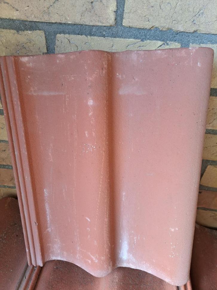 Dakpannen Nelskamp rood, 75 stuks., Doe-het-zelf en Verbouw, Dakpannen en Dakbedekking, Zo goed als nieuw, Dakpannen, Steen of Klei