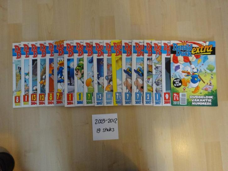 Donald Duck EXTRA jaargang 2003-2012 – 19 st, Boeken, Stripboeken, Zo goed als nieuw, Meerdere stripboeken, Ophalen of Verzenden