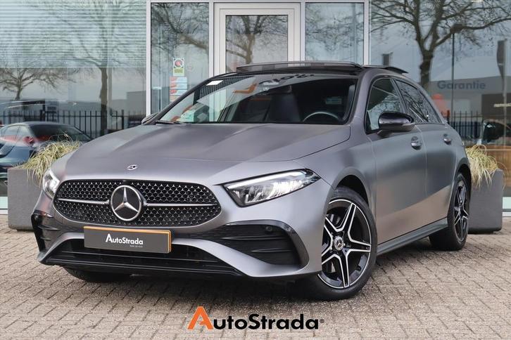 Mercedes A-Klasse A 250e AMG-Line 218pk | Pano | Sfeer | Cru, Auto's, Mercedes-Benz, Bedrijf, Te koop, A-Klasse, ABS, Achteruitrijcamera