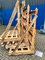 Houten Pallets en Houten Constructie, Tuin en Terras, Haardhout, Ophalen of Verzenden