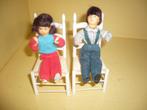 Mie18&lt;&gt;; 2 oude buigpopjes kinderen, Verzenden, Zo goed als nieuw, Poppenhuis