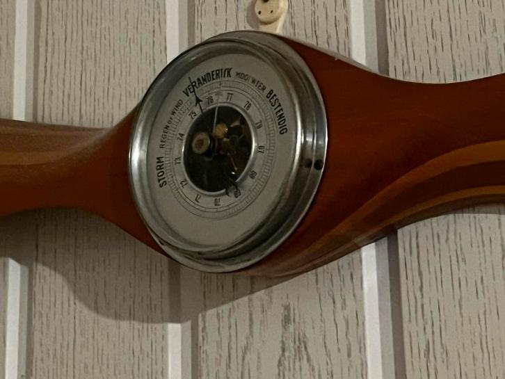 Propeller Barometer - Goede Staat, Huis en Inrichting, Woonaccessoires | Klokken, Zo goed als nieuw, Overige typen, Analoog, Ophalen of Verzenden