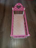 Poppenwiegje Roze/Wit, Ophalen, Gebruikt, Babypop