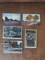 5 ansichtkaarten Veluwe schaapskooi heide voor 1940, Verzamelen, Ophalen of Verzenden, 1920 tot 1940, Gelopen, Gelderland