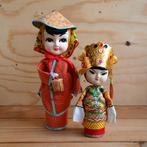 Twee kleurrijke Chinese popjes, Ophalen of Verzenden, Zo goed als nieuw, Pop