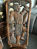 Afrikaanse handgesneden stoelen set van 2 stuks houtsnijwerk, Ophalen