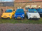 3x Fiat 595 competizione 180pk & 165 pk full option! Nieuwst, Auto's, Abarth, Voorwielaandrijving, Zwart, 4 cilinders, Leder