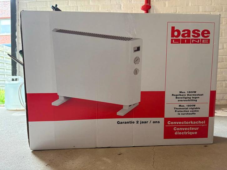 Base Line Convectorkachel - Nieuw in doos!, Huis en Inrichting, Kachels, Nieuw, Vrijstaand, Overige soorten, Elektrisch, Ophalen of Verzenden