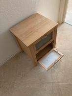 Nachtkastje hout, Ophalen of Verzenden, Gebruikt, Hout, 55 tot 70 cm