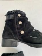 G533 Kim Kay mt. 39 leren veter-boots lage laarzen schoenen, Kleding | Dames, Zwart, Ophalen of Verzenden, Zo goed als nieuw, Kim Kay