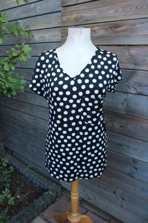 Tuniek zwart/ offwhite Studio Anneloes mt S Vaste prijs, Kleding | Dames, Blouses en Tunieken, Zo goed als nieuw, Maat 36 (S)