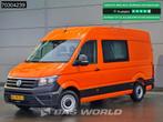 Volkswagen Crafter 102pk Dubbel Cabine L3H3 Airco Euro6 DC D, Auto's, Bestelauto's, Gebruikt, Euro 6, 2000 kg, Volkswagen