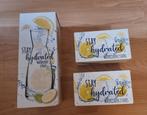 Waterkaraf met 4 glazen, Huis en Inrichting, Keuken | Servies, Glas of Glazen, Nieuw, Ophalen of Verzenden, Glas