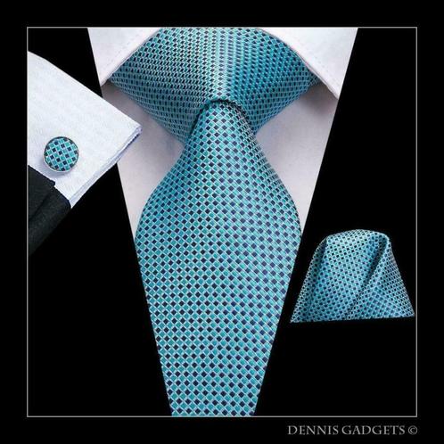 Dennis Gadgets: 100 % zijden stropdas ( 3 delig !! ) DG 3170, Kleding | Heren, Stropdassen, Nieuw, Met patroon, Blauw, Ophalen of Verzenden