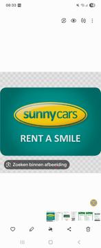 Gezocht 10% Kortingscode Sunny cars 2026, Tickets en Kaartjes, Kortingen en Cadeaubonnen, Eén persoon, Kortingsbon