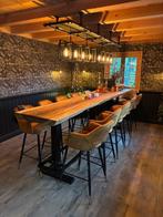 Boomstamtafel Suar– 400 cm, Ophalen of Verzenden, Metaal, Rechthoekig, Nieuw