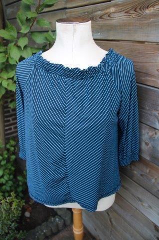 Tuniek zwart/ blauw Studio Anneloes mt XS Travelstof Vaste, Kleding | Dames, Blouses en Tunieken, Zo goed als nieuw, Maat 34 (XS) of kleiner