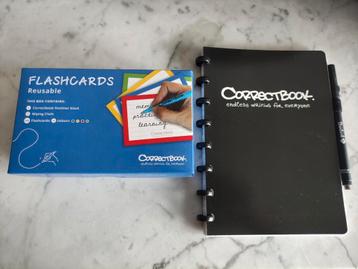 Correctbook Flashcards reusable beschikbaar voor biedingen