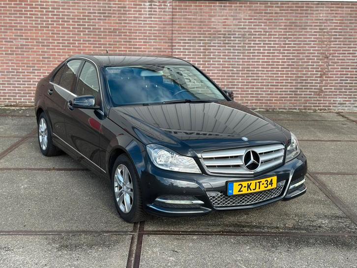 Mercedes-Benz C-Klasse C220cdi BE 2013 Zwart, Auto's, Mercedes-Benz, Bedrijf, ABS, Airbags, Airconditioning, Alarm, Bluetooth