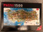 Legpuzzel Turkije 1500 stukjes - The Puzzle of the World, Ophalen of Verzenden, 500 t/m 1500 stukjes, Gebruikt, Legpuzzel
