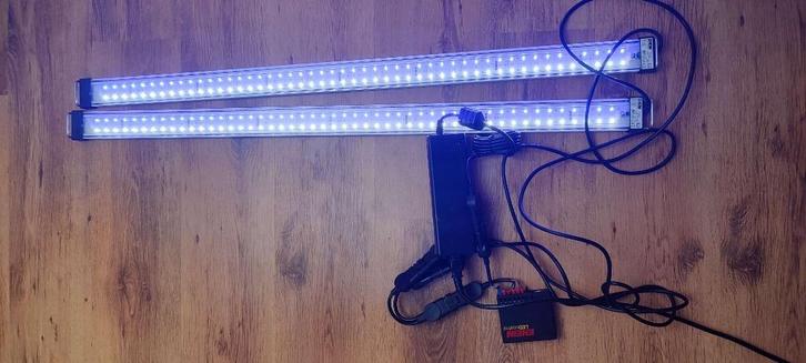 Complete Eheim PowerLED+ Marine Hybrid 1074MM x2 | Zeewater, Dieren en Toebehoren, Vissen | Aquaria en Toebehoren, Verlichting of Verwarming