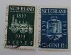 Nederland 1939: 100 jaar Spoorwegen, Postzegels en Munten, Postzegels | Nederland, Ophalen of Verzenden, T/m 1940, Gestempeld