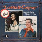 LORETTA LYNN & CONWAY TWITTY LP: SING THE GREAT COUNTRY HITS, Ophalen of Verzenden, Gebruikt