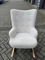 Mooi elegante teddy schommelstoel, Ophalen of Verzenden, Wit, Eén