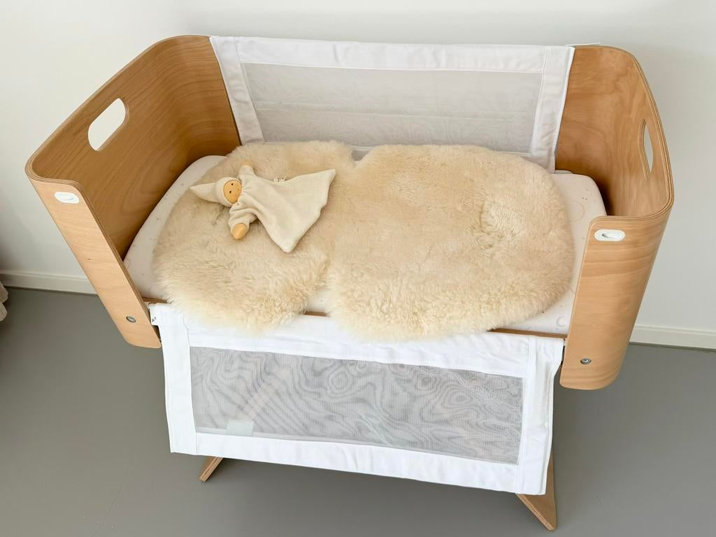 Bednest co-sleeper incl accessoires zgan, Ophalen of Verzenden, Zo goed als nieuw, Wieg